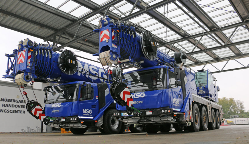 MSG Krandienst strengthens fleet with new four- and five-axle Grove cranes